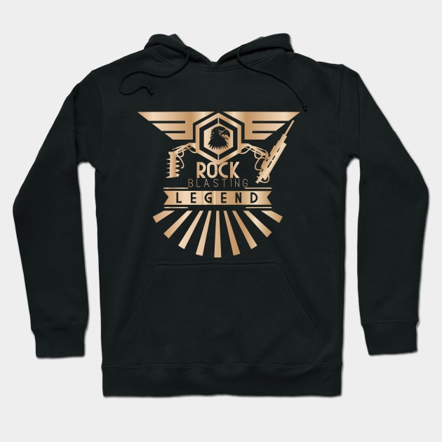 Rock blasting legend Hoodie by mypointink